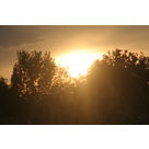 coucher de soleil sur le gite (is&egrave;re)