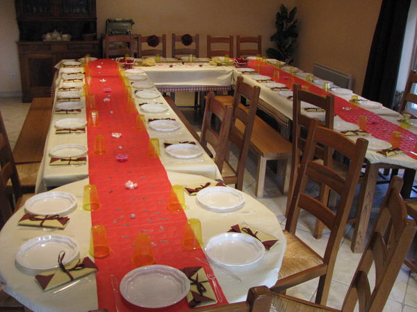 repas de mariage, une f&ecirc;te tr&egrave;s r&eacute;ussie