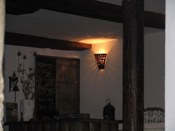 le comptoir... le soir.... (gite en isere)