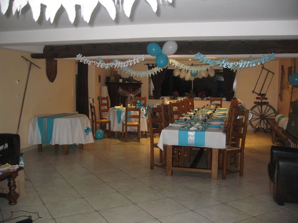 déco bleu mariage en gite déco bleu mariage en gite