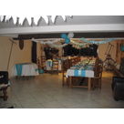 d&eacute;co bleu mariage en gite